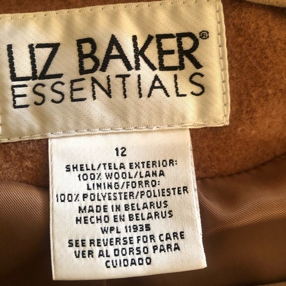 Beautiful Women’s Full length 100 wool light/Cream color Size 12 Made In US - Picture 3 of 6